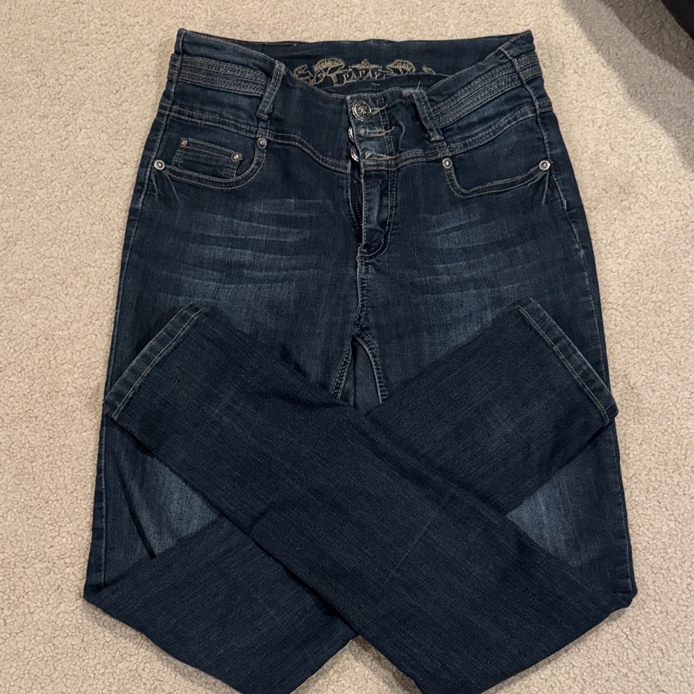 Papaya Deep Indigo Jeans